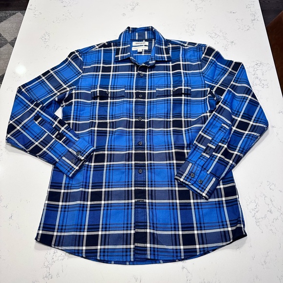 good threads Other - Good Threads Blue long sleeve plaid striped shirt